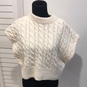 Zara Women’s Knit Crop Sweater